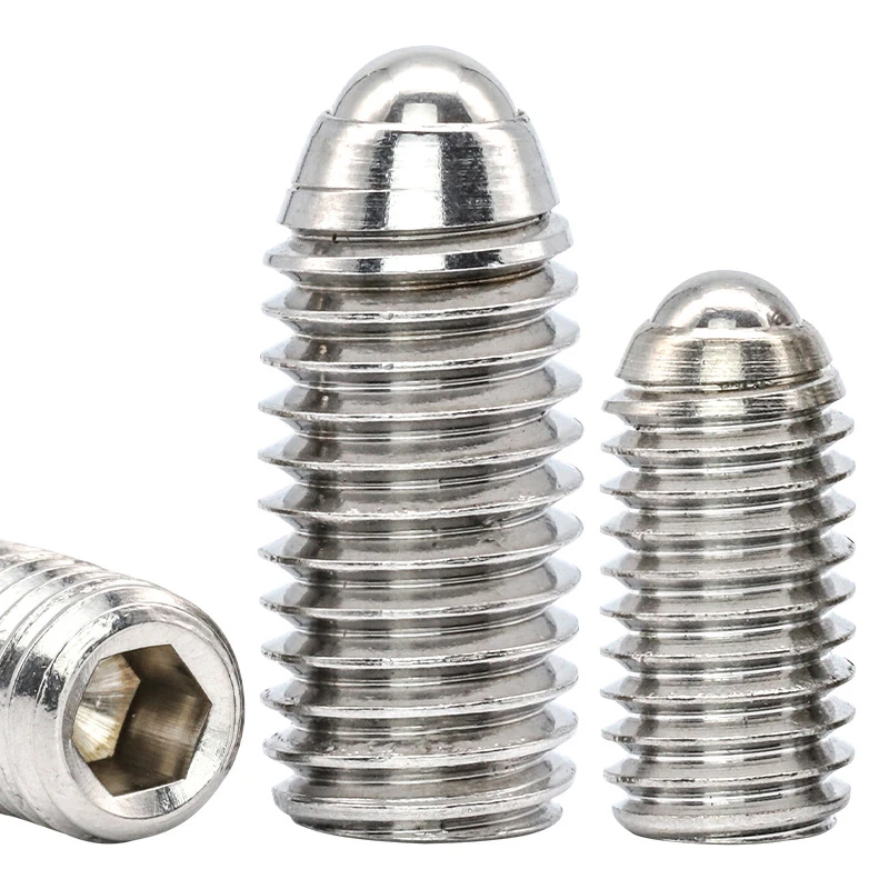 Ball Nose Threaded Spring Plunger