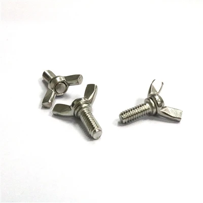 سفارشی سازی 304 پیچ پروانه ای از جنس استنلس استیل