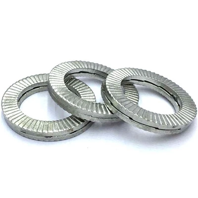 Double -} لایه Wedege Lock Washer در مقابل واشر بهار استاندارد