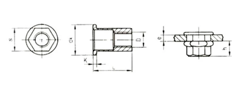 hexagon rivet nut 1 hexagon rivet nut 1